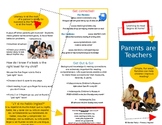 Parents are Teachers Family Literacy Brochure in WORD