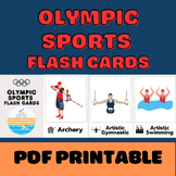 Paris 2024 Olympic Sports Flash Cards