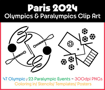 Preview of Paris 2024: Sport Clip Art