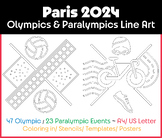Paris 2024 Olympics: Olympic Sports - Coloring Pages & Artwork