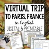 Paris France Virtual Field Trip in English