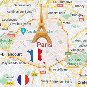 Preview of Paris Interactive Map Activity- Travel to France