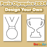 Paris Olympics 2024 - Design Your Own Medal & Trophy Art Activity