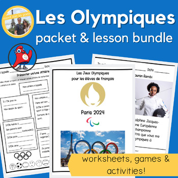 Preview of Paris Olympics Bundle for French students