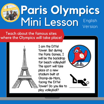 Preview of Paris Olympics Mini Lesson (in English) - Learn about the Famous Sites!
