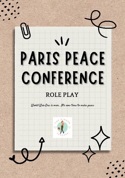 Preview of Paris Peace Conference Role Play