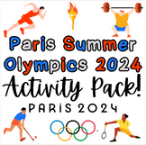Paris Summer Olympics & Paralympics 2024 Activity Pack!
