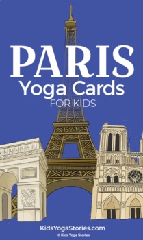Preview of Paris Yoga Cards for Kids