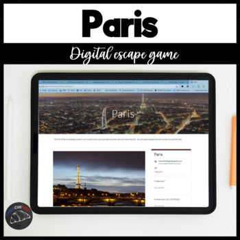 Preview of Paris digital escape room