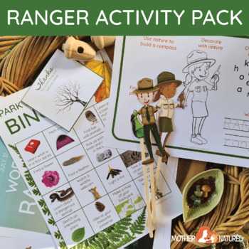 Preview of Park Ranger Activity Printables | Forest Ranger Activity Printables | Ranger Day