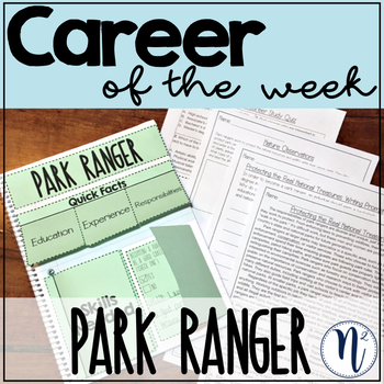 Preview of Park Ranger Career Study - Career of the Week
