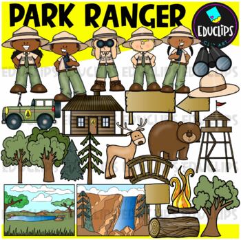 park ranger hat clipart