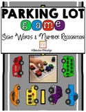 Parking Lot Game- Sight Word and Number Recognition Practi