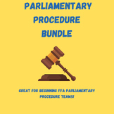 Parliamentary Procedure Bundle