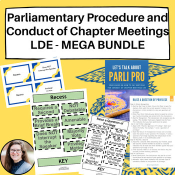 Preview of Parliamentary Procedure and Conduct of Chapter Meetings LDE BUNDLE