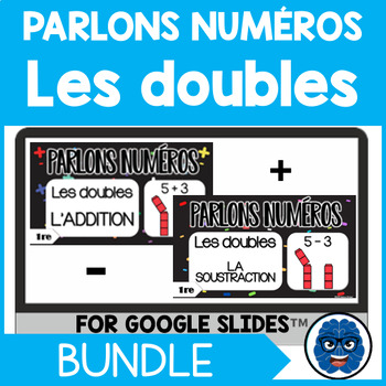 Preview of Parlons Numéros Bundle - Les doubles // Let's Talk Numbers Bundle (French)
