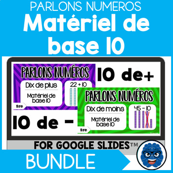 Preview of Parlons Numéros Bundle: Matériel de base 10 // Let's Talk Numbers Bundle -French