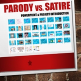 Parody vs. Satire Powerpoint Interactive Activity with Animations