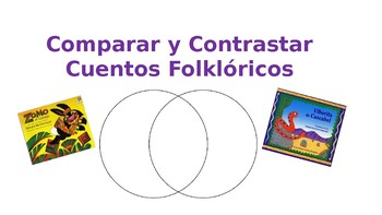 Preview of Párrafos de Comparar y Contrastar Cuentos Folklóricos- Compare and Constrast
