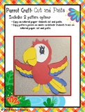 Parrot Cut & Paste Craft with Multiple Variation and Use Ideas