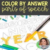 Parts of Speech Color By Answer