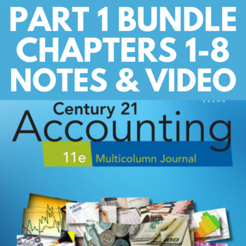 Preview of Part 1  Century 21 Multi-Column Accounting PowerPoint Notes & Tutorial Video's