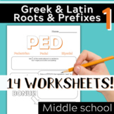 Part 1: Greek & Latin Root Words and Prefixes-Printable Wo