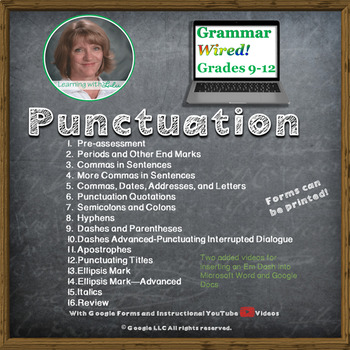 Preview of Part 11 Punctuation - Grammar Wired!