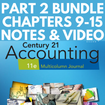 Preview of Part 2 Century 21 Multi-Column Accounting PowerPoint Notes & Tutorial Video's