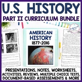 Part 2 Complete US History Curriculum High School American