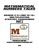 Part 2: Multiplication Number Talks Progression for Grades 5-9+