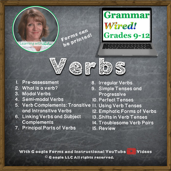 Preview of Part 4 Verbs - Grammar Wired!
