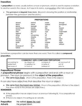 Part 6 Prepositions Conjunctions Interjections Google For Grammar