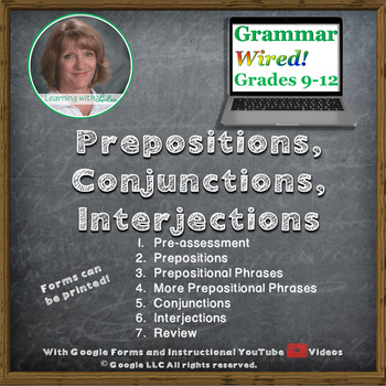 Preview of Part 6 Prepositions, Conjunctions, Interjections - Google for Grammar