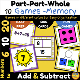 10 Part-Part-Whole Add & Subtract Games - Split Numbers in