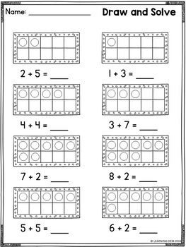 Part Part Whole Puzzles and Worksheets-Distance Learning Packet For