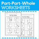 Part-Part-Whole Addition Worksheets - Missing Addend - Bui