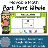 Part Part Whole Bar Model Math Game for Google Slides and 