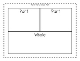Part, Part, Whole Mat for Addition and Subtraction
