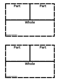 Preview of Part-Part Whole Mats