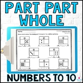 Part Part Whole & Missing Addend Worksheets to Build Number Sense