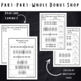 Part Part Whole - Number Bonds Centre and Independent Worksheet