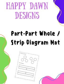 Preview of Part-Part Whole / Strip Diagram Worksheet 