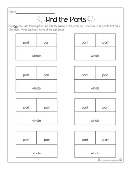 Part Part Whole Worksheet - Promotiontablecovers