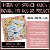 Part of Speech Poster Review Mini Project / Activity