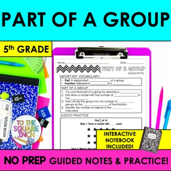 Part of a Group Notes by To the Square Inch- Kate Bing Coners | TpT