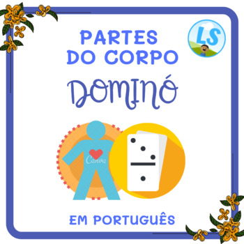 Preview of Partes do Corpo - Dominó em Português - Body Parts Domino Game in Portuguese