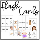 Parts of the Body Flash Cards