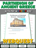 Parthenon of Ancient Greece - Webquest with Key (Google Do