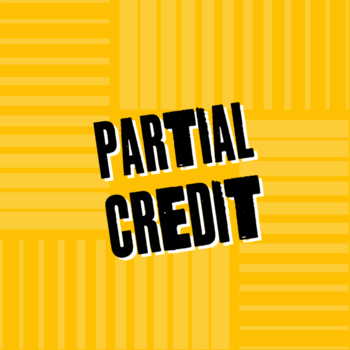 Preview of Partial Credit Digital Sticker